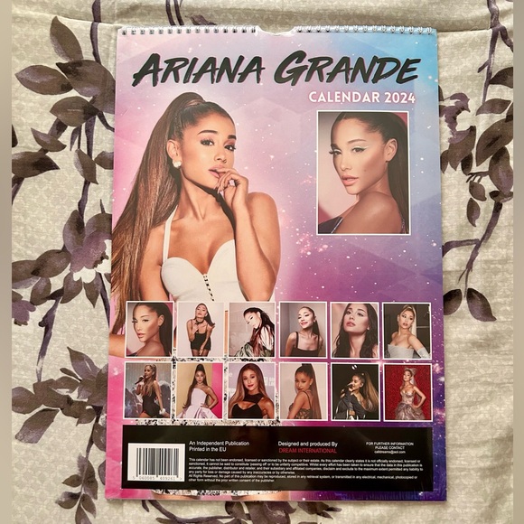 Ariana Grande 2024 Calendar - Picture 2 of 2